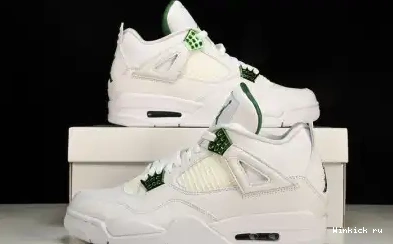 Green Retro 4 Jordan Metallic 0701